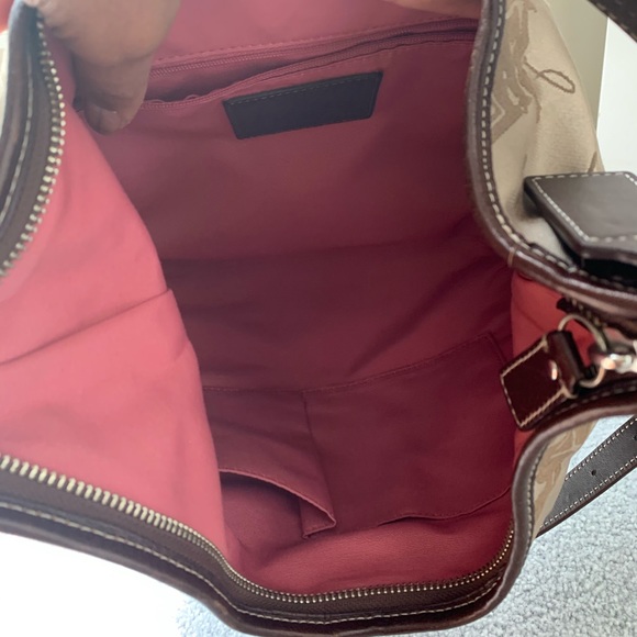 Coach Signature Cloth & Leather Purse - Picture 11 of 16